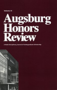 Augsburg Honors Review Volume 11 Cover